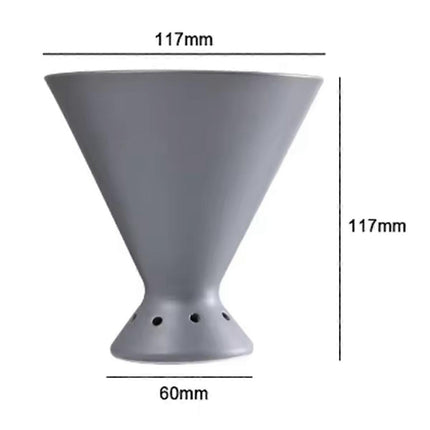 650ml Ceramic Pour Over Coffee Maker Household Drip Filter Pot Set.