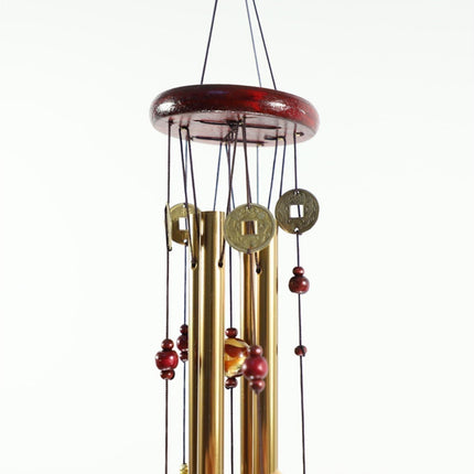 Wonderful Music Wind Chime with Copper Cash Anti-oxidation Metal Windchimes Bell for Garden- S.