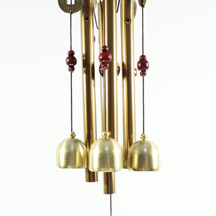 Wonderful Music Wind Chime with Copper Cash Anti-oxidation Metal Windchimes Bell for Garden- S.