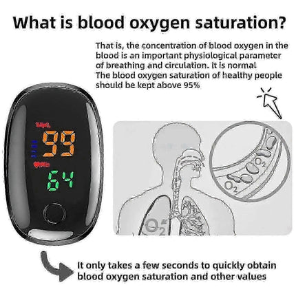 Portable Wellness Monitoring Device with Clear Display.