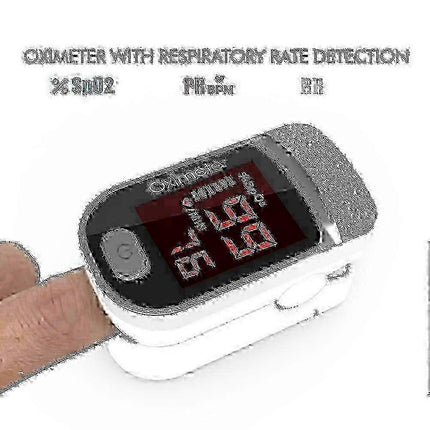 Portable Finger Pulse Oximeter for Daily Use, Compact Clip-On Design.