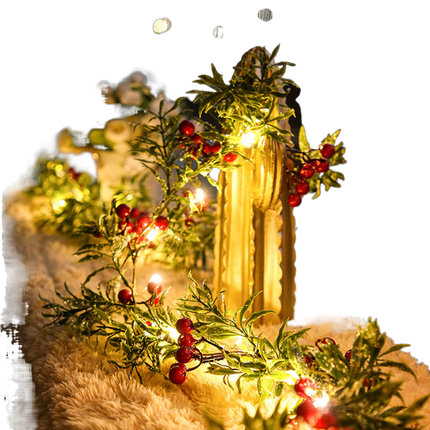 Xmas String Light Garden Decoration-Red.