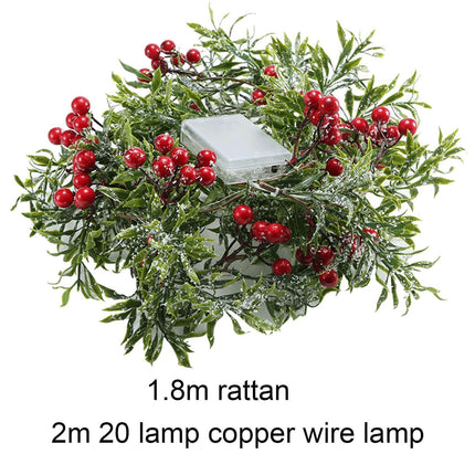 Xmas String Light Garden Decoration-Red.