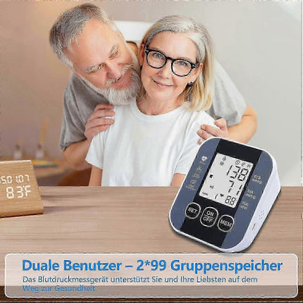Upper Arm Digital Device with Large Cuff for Home Use.