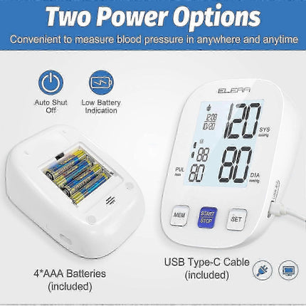 Digital Arm Cuff Wellness Monitor for Home Use.