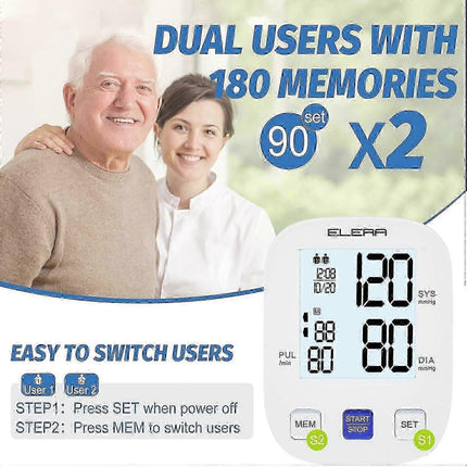 Digital Arm Cuff Wellness Monitor for Home Use.