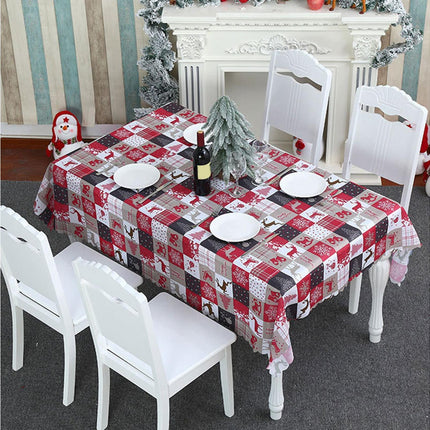 2.2m Christmas Tablecloth Kitchen Supplies-C.