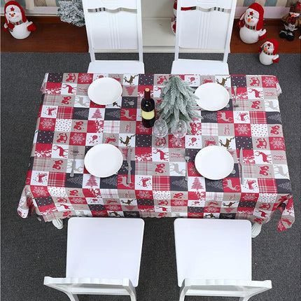 2.2m Christmas Tablecloth Kitchen Supplies-C.
