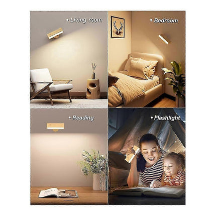 Battery Operated Wall Sconces Set of 2, Wireless LED Lights for Bedroom.