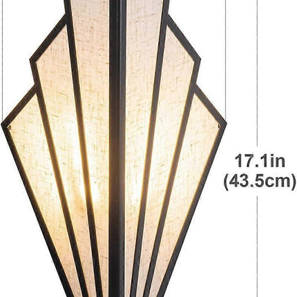 Battery Operated Wall Sconce Set of 2, RGB Wireless Lamp with Remote, Black.