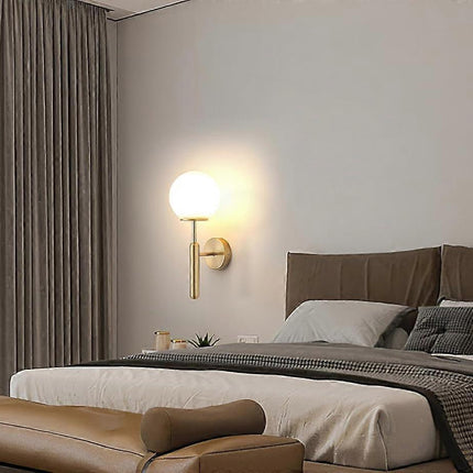 Battery Operated Wall Sconce Set of 2, Wireless Remote Dimmable LED, Gold Fabric Shade.