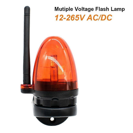 Outdoor LED Strobe Alarm Light 12V-265V, Wall Mount Emergency Warning Lamp.