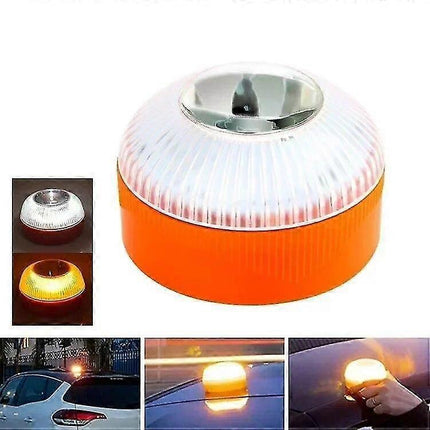 V16 Homologated Emergency Beacon Light, Rechargeable LED Warning Lamp.