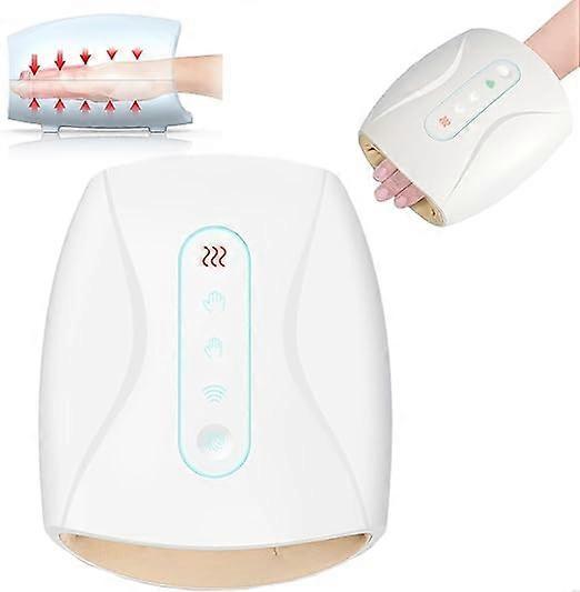 Intelligent Cordless Hand Massager with Heat & Compression for Home Use.