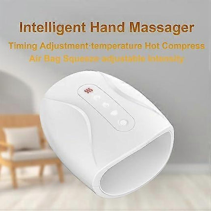 Intelligent Cordless Hand Massager with Heat & Compression for Home Use.