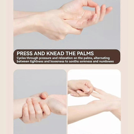 Cordless Hand Massager with Independent Finger Airbag Compression.