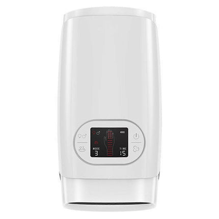 Wireless Rechargeable Hand Massager with Heat Compression.