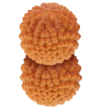 Wooden Hand Massage Balls 2PCS, Durian Shape Rolling Massager.
