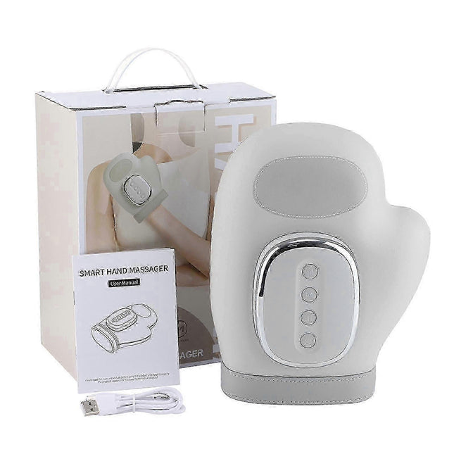 Electric Intelligent Hand Massager with Hot Compress & Acupoint Massage.