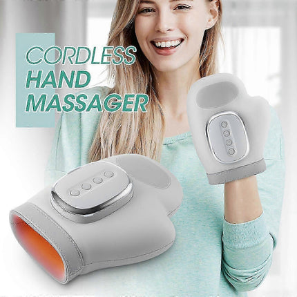 Electric Intelligent Hand Massager with Hot Compress & Acupoint Massage.