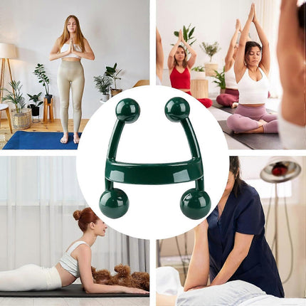 H-Shaped Hand Massager Pressure Point Tool, Portable Massage Device.