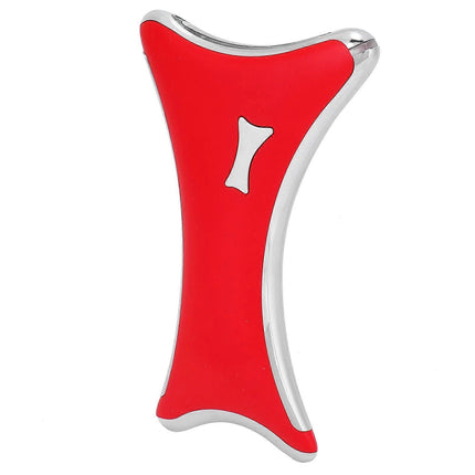LED Electric Guasha Scraper with Heating & Vibration, USB Facial Scraping Massager, Red.