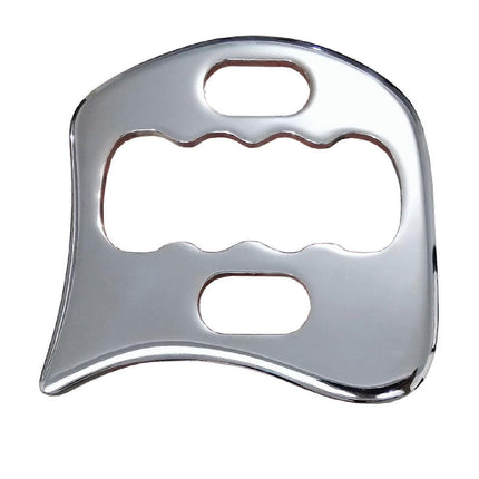 Stainless Steel Guasha Board Massage Stone, Body IASTM Therapy Tool for Soft Tissue & Physiotherapy.