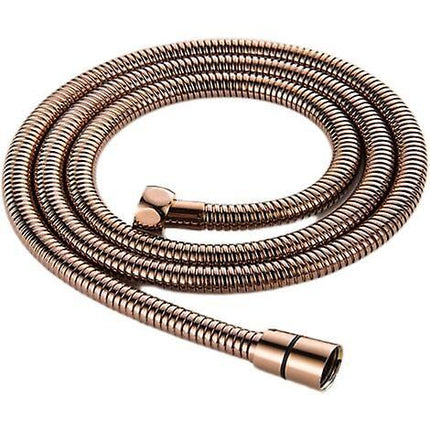 Stainless Steel Electroplated Handheld Shower Hose Attachment, 1.5m Rose Gold.