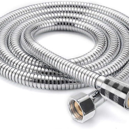 2m Universal Expandable Shower Hose, Stainless Steel Anti-Elastic Shower Pipe.