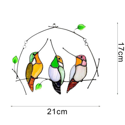 Pendant Multifunctional Attractive Acrylic Miniature Fake Bird Ornament for Home.