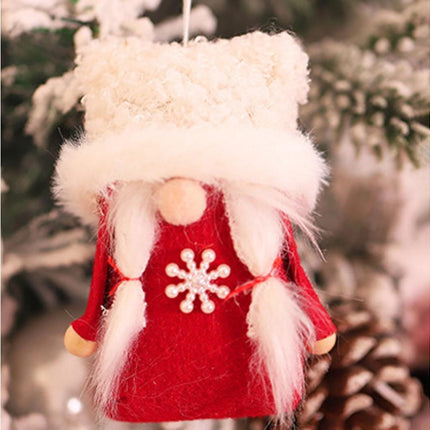1 Set Christmas Decorations Doll Shopping Mall Window Decoration Gift Box Decor-A.