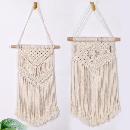 Boho Handwoven Wall Hanging Tassel Tapestry Craft Wedding Home Dorm Room Decor-6#.