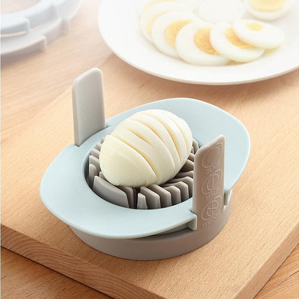 3 In 1 Stainless Steel Cutting Wires Hard Boiled Egg Slicer Cutter Kitchen Tool-Red Green Orange.