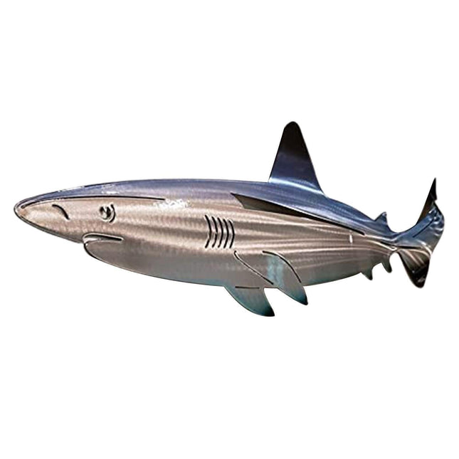 Stainless Steel Fish Wall Decor-Light Blue S.