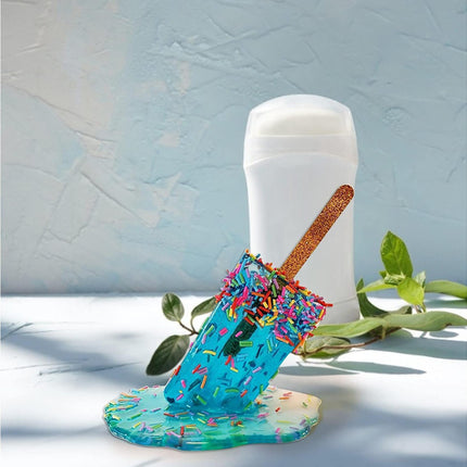Melting Ice Resin Art Figurine-Blue.