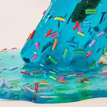 Melting Ice Resin Art Figurine-Blue.