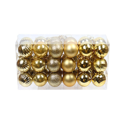 Shatterproof Xmas Ball Pendant-Golden.