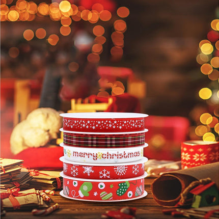 Christmas Ribbon for Gifts-Multicolor.