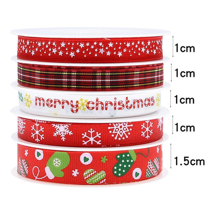 Christmas Ribbon for Gifts-Multicolor.