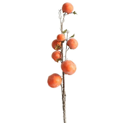Artificial Flower 7/6 Heads Persimmon Branch Home Wedding Party Festival Decor.