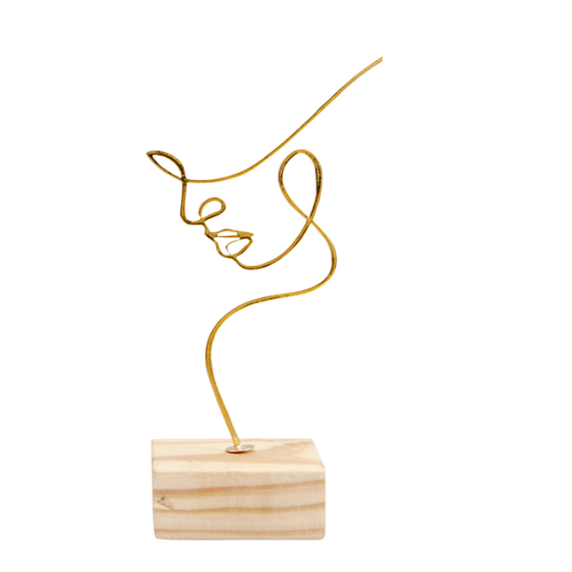 Artistic Sculpture for Home-Golden S.