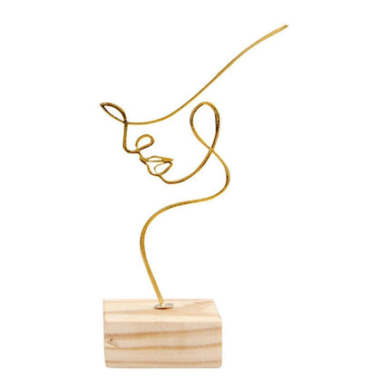 Artistic Sculpture for Home-Golden S.