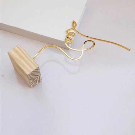 Artistic Sculpture for Home-Golden S.