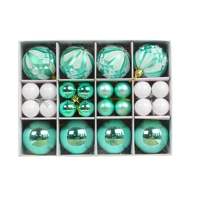 Xmas Balls Round Shape-Green.