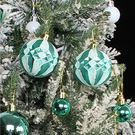 Xmas Balls Round Shape-Green.
