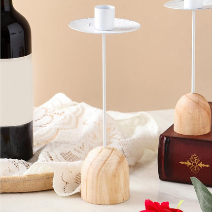 Luxury Wedding Candlestick-L White.