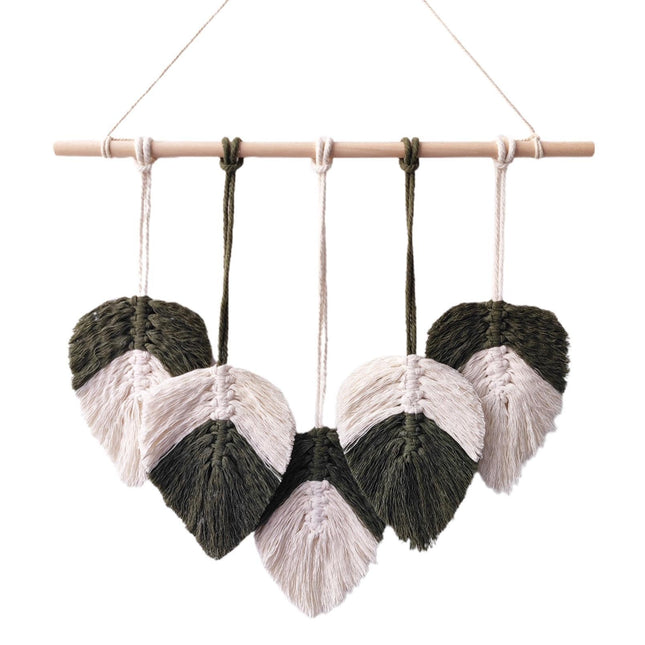 Bohemia Macrame Wall Hanging-Atrovirens.