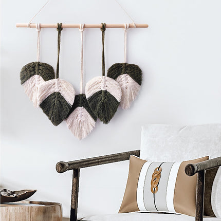 Bohemia Macrame Wall Hanging-Atrovirens.