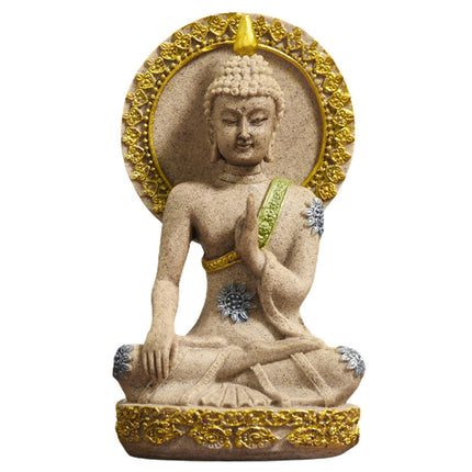 Meditation Buddha Ornament-Golden.