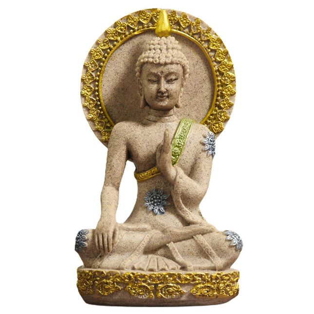 Meditation Buddha Ornament-Golden.